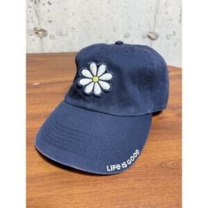 Life is Good Women Chill Cap Daisy Blue White One Size